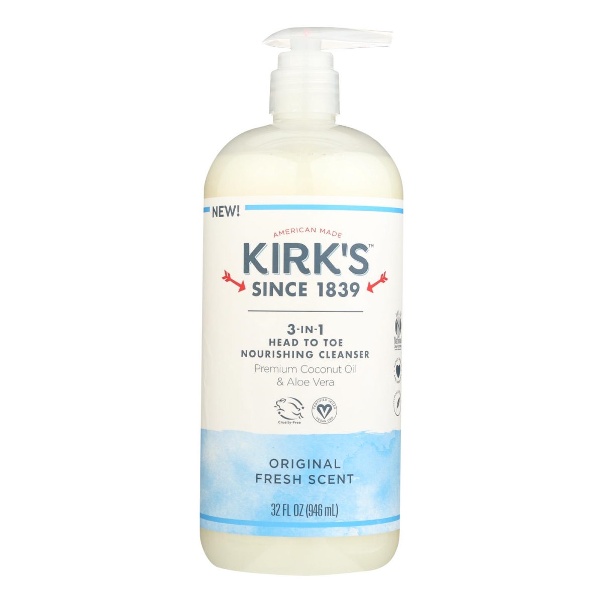 KHFM00326401 32 oz Fresh Scent 3-in-1 Head to Toe Cleanser